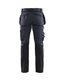 Pantalon artisan +stretch Blåkläder 1599 Marine foncé/Noir Blaklader - 159918608699C