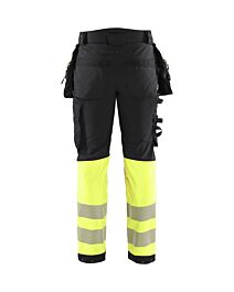 Pantalon Softshell Haute-visibilité Blåkläder 1821 Noir/Jaune fluo Blaklader - 182125139933C