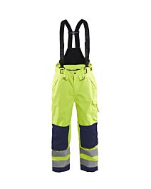 Pantalon à bretelles hardshell haute-visibilité Blåkläder 1867 Jaune fluo/Marine Blaklader - 186719773389C
