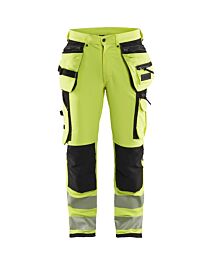 Pantalon artisan haute-visibilité stretch 4D Blåkläder 1997 Jaune fluo/Noir Blaklader - 199716423399C