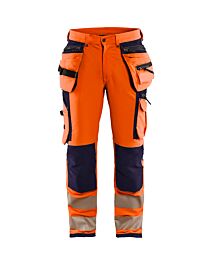 Pantalon artisan haute-visibilité stretch 4D Blåkläder 1997 Orange fluo/Marine Blaklader - 199716425389C