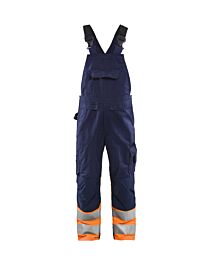 Salopette haute-visibilité Blåkläder 2662 Marine/Orange fluo Blaklader - 266218008953C