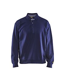 Sweat col polo Blåkläder 3370 Marine Blaklader - 337011588900