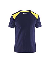 T-shirt bicolore Blåkläder 3379 Marine/Jaune fluo Blaklader - 337910428833