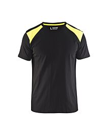 T-shirt bicolore Blåkläder 3379 Noir/Jaune fluo Blaklader - 337910429933