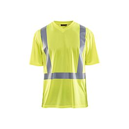 T-shirt col V haute-visibilité anti-UV anti-odeur Blåkläder 3382 Jaune fluo Blaklader - 338210113300