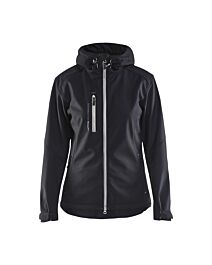 Veste softshell à capuche femme Blåkläder 4919 Noir/Gris clair Blaklader - 491925179992