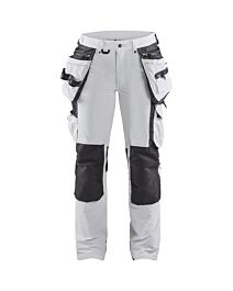 Pantalon peintre stretch 4D femme Blåkläder 7179 Blanc/Gris foncé Blaklader - 717916451098C