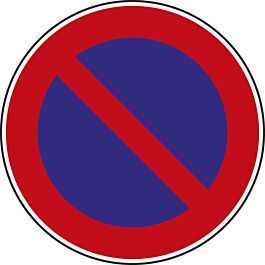 Panneau disque Stationnement interdit 650 Ecolign B6a1 cl1 - NADIA SIGNALISATION - DIS650E1B6a1