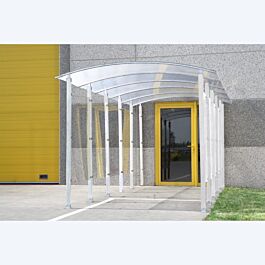 Abris Fumeurs zingué version couloir 1m - MOTTEZ - B825CMETZI