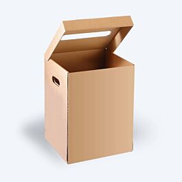  Corbeille à papier 36 L carton neutre  - MOTTEZ - B961V