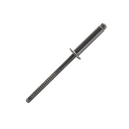 250 rivets standards à inox A2/inox A2 à tête plate à Ø4,8x12mm - SCELL-IT - BTD4812