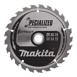 LAME CARBURE EFFICUT BOIS 165x20x25D MAKITA - B62985