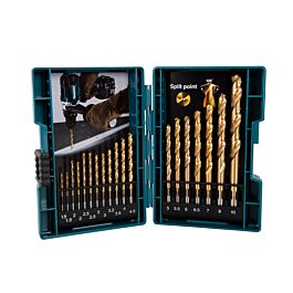 COFFRET 19 FORETS METAL HSS-TIN MAKITA - B67795