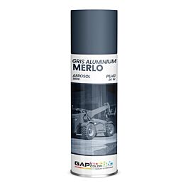 AEROSOL GRIS ALU MERLO 9006 400ML