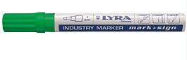 Marqueur peinture laquée vert en boite de 10 LYRA MARK + SIGN - OMYACOLOR- 4040067