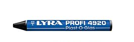 Craie de marquage à la cire noire Plast-O-Glas en boîte de 12 PROFI 4920 LYRA-4920099