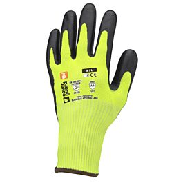 Gant EUROCUT STRONG L440 Jauge 13 jaune fluo/noir - COVERGUARD - 1CHLD00