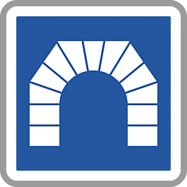 Panneau carré Entrée Tunnel Interdiction Demi-tour Stop Stationnement 700 C111 cl2 - NADIA SIGNALISATION - CAR700E2C111