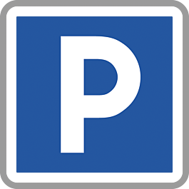 Panneau carré stationnement 350 Ecolign C1a cl1 - NADIA SIGNALISATION - CAR350E1C1a