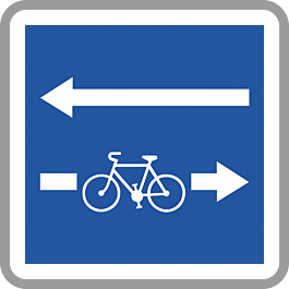 Panneau carré conditions circulation voie 350 Ecolign C24cex2 cl2 - NADIA SIGNALISATION - CAR350E2C24cex2
