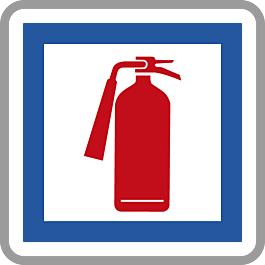 Panneau carré Moyen de lutte contre l'incendie 350 ECOLIGN CE29 cl1 - NADIA SIGNALISATION - CAR350E1CE29