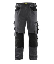 Pantalon artisan sans poches flottantes Blåkläder 1556 Gris moyen/Noir Blaklader - 155618609699C