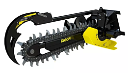 Trancheuse de sol DIGGA BIGFOOT XD profondeur max 1200mm - largeur 300mm -chaine DIGGATAC - BFT2000014