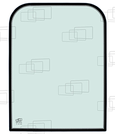 VITRE AVANT HAUTE COMPATIBLE CATERPILLAR