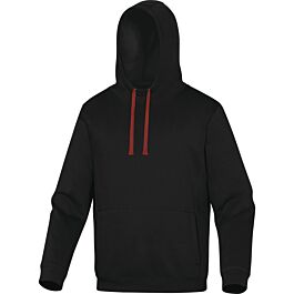 SWEAT DELTA PLUS MOLLETON POLYESTER/COTON NOIR/ROUGE- LECCONR0