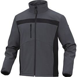 VESTE DELTA PLUS SOFTSHELL POLYESTER/ELASTHANE LULEA2 GRIS / NOIR - LULE2GR0