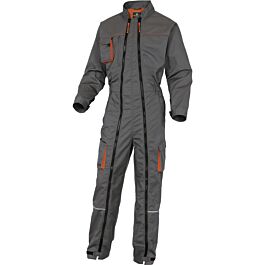 Combinaison double zips. Taille élastiquée. 10 poches dont 1 mètre. DELTA PLUS - M2CZ2GR