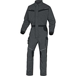 COMBINAISON DE TRAVAIL MACH2 CORPORATE EN POLYESTER / COTON RIPSTOP GRIS NOIR DELTA PLUS- MCCO2GN0 - MCCO2GN3X