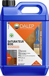 Huile de Protection SATURATEUR BOIS Haute Performance - Bidon 5 L DALEP - 1.03.0036.03