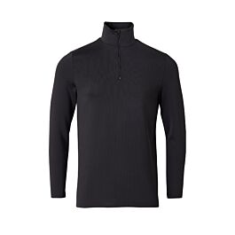 T-SHIRT THERMOLACTYL MANCHES LONGUES COL ZIPPE NOIR DAMART PRO - 83304