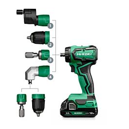 Perceuse-visseuse sans fils DS18DDQ WSZ 5.0Ah. - HIKOKI - DS18DDQWSZ