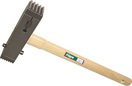 MARTEAU A BOUCHARDER EMMANCHÉ ET MONTÉ AVEC 2 PLAQUETTES (25 & 49 DENTS) FORGES DE MAGNE - 322000