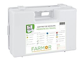COFFRET DE SECOURS FARMOR MÉDECINE DU TRAVAIL EN ABS-FAR1040AP