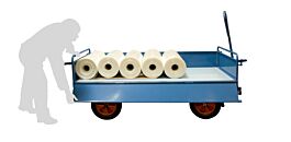Chariot 1000 kg 2500 x 1200 mm pivotant dossier ridelle tôle FIMM - 800007124