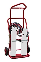 Diable 100 kg 2 bouteilles élingable roues caoutchouc FIMM - 810008371