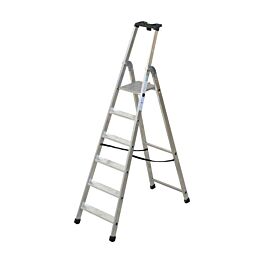 Escabeau professionnel FACAL QUADRA 6 marches hauteur de travail 3,16 m - Q50/6