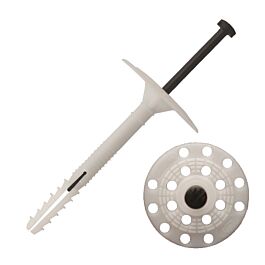 200 fixations d'isolant rigide à frapper - clou polyamide - Ø10x210mm - SCELL-IT - FI10220
