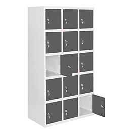 Vestiaire métallique monté 1800x900x500 - Anthracite - SIMON RACK - 8425437107931