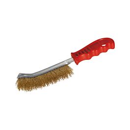 BROSSE MÉTALLIQUE CONVEXE EN FILS D’ACIER LAITONNÉ - JOUANEL INDUSTRIE - BROS-MET
