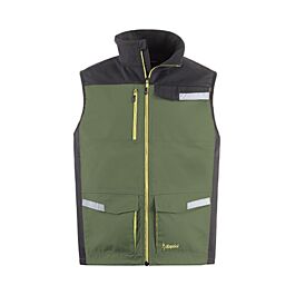 GILET KAVIR VERT OLIVE/NOIR - KAPRIOL