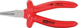 Pince à bec rond isolée, L.160 mm KS TOOLS - 117.1297