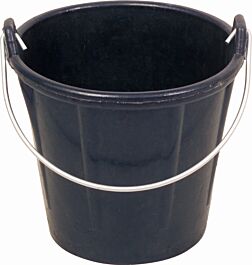 Seau De Maçon Plastique Noir 11L - KS Tools - Polyéthylène Robuste - Pour Chantier & Bricolage