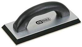 Platoir - semelle caoutchouc - manche plastique - Biseauté - 100x300 mm KS TOOLS - 144.0507