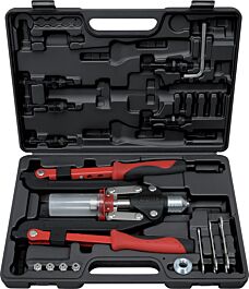 Coffret de pince à rivets et écrous aveugles (insert)  2 bras pliants KS TOOLS 150.9630