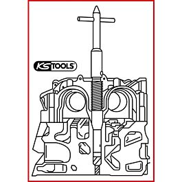 Outil de nettoyage de siège d'injecteurs pour Opel, Fiat, Lancia, Suzuki KSTOOLS - 1521389